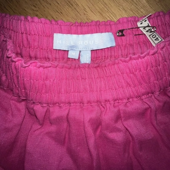 Hill‎ House Pink Woman’s Skirt Size Medium 100% Linen with a cotton lining - Picture 7 of 7